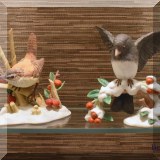 C36. Lenox bird figurines. 